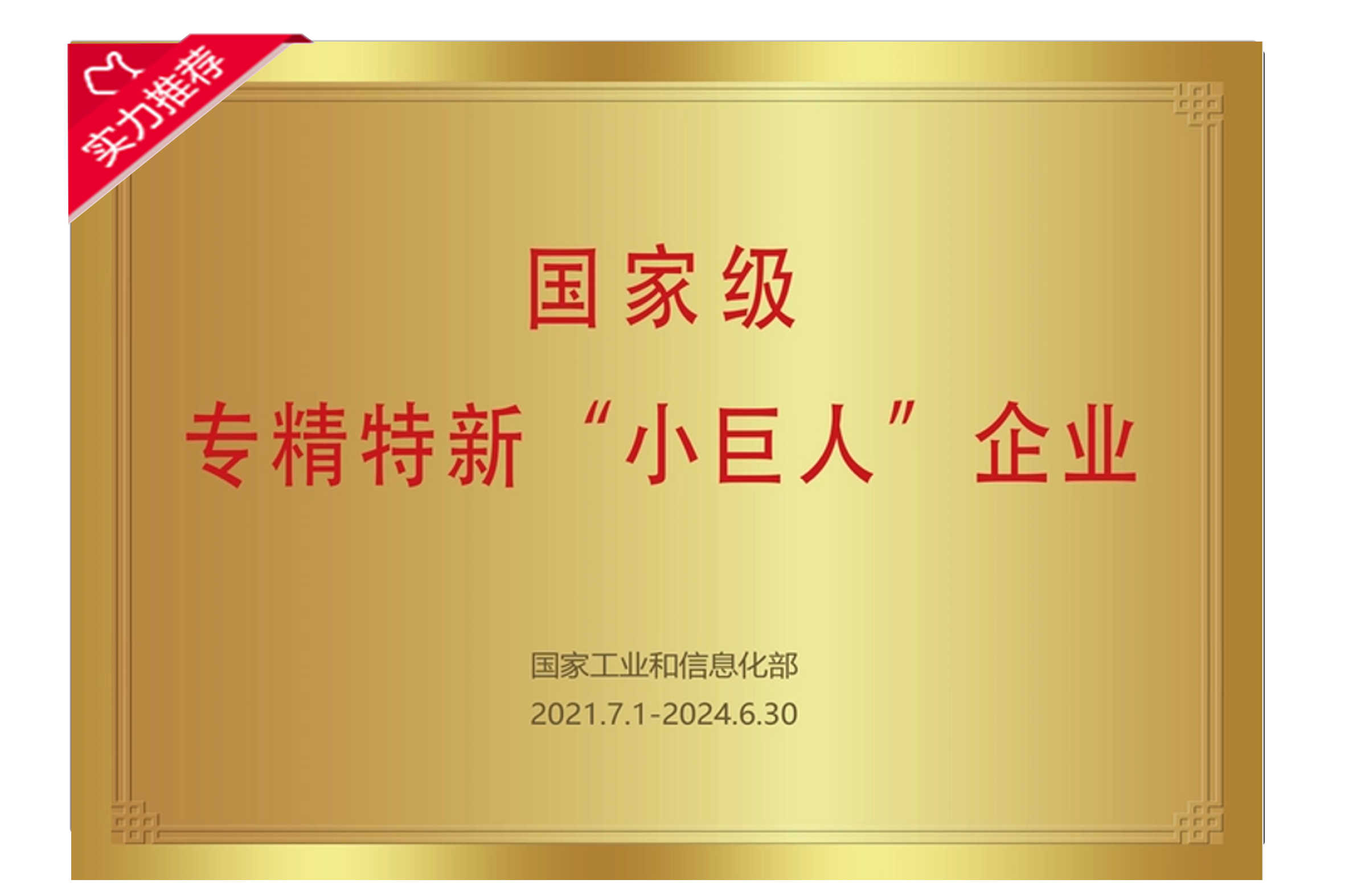 国家级专精特新“小巨人”企业认定